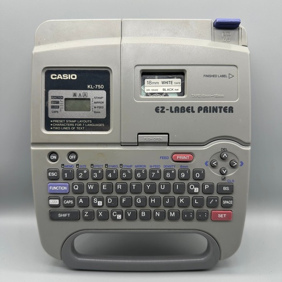 Casio EZ-LABEL PRINTER CASIO FLUORESCENCE